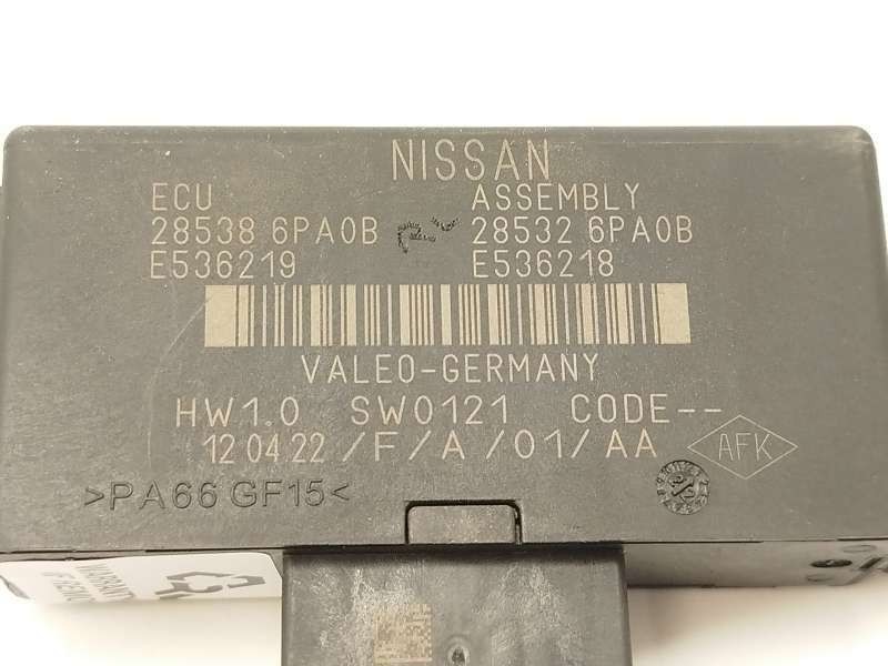 Recambio de modulo electronico para nissan juke (f16_) 1.0 referencia OEM IAM 285326PA0B 285386PA0B - Blanco 5
