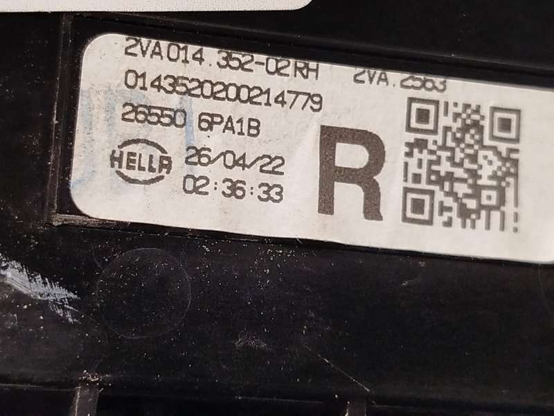 Recambio de piloto trasero derecho para nissan juke (f16_) 1.0 referencia OEM IAM 265506PA1B - Blanco 4