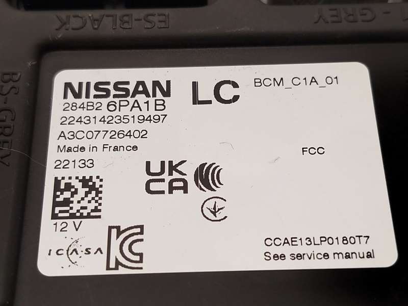 Recambio de modulo electronico para nissan juke (f16_) 1.0 referencia OEM IAM 284B26PA1B  A3C07726402 - Blanco 4