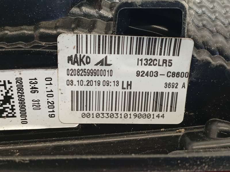 Recambio de piloto trasero izquierdo interior para hyundai i20 ii (gb, ib) 1.0 t-gdi referencia OEM IAM 92403C8600 - Blanco 5