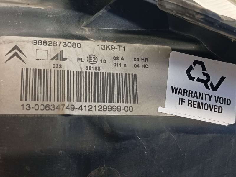Recambio de faro izquierdo para citroën c3 i (fc_, fn_) 1.4 i referencia OEM IAM 620885 9682673080 - Plata 6