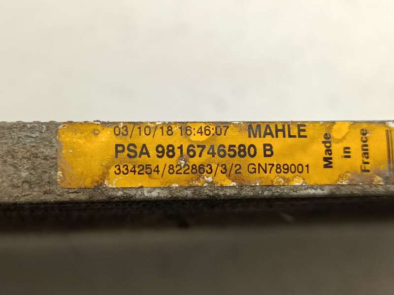 Recambio de condensador / radiador aire acondicionado para citroën berlingo (er_, ec_) 1.5 bluehdi 100 referencia OEM IAM 981674 - Azul 5