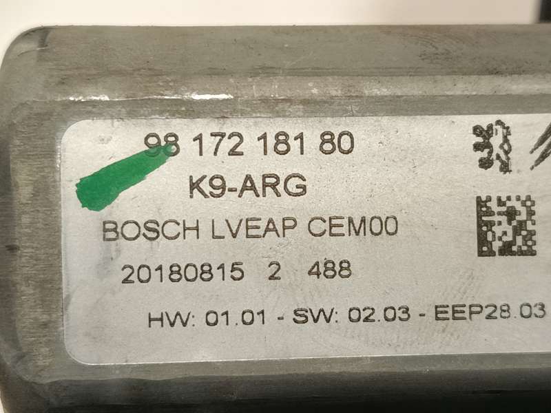 Recambio de elevalunas trasero izquierdo para citroën berlingo (er_, ec_) 1.5 bluehdi 100 referencia OEM IAM 9817212580 98172181 - Azul 6
