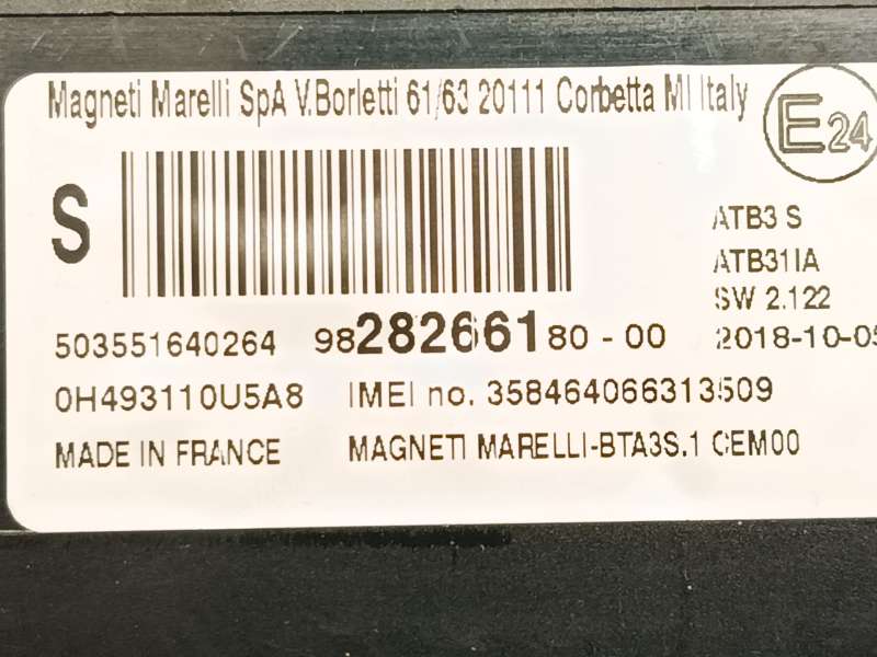 Recambio de modulo electronico para citroën berlingo (er_, ec_) 1.5 bluehdi 100 referencia OEM IAM 9828266180  503551640264 - Azul 4