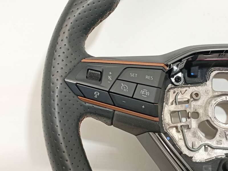 Recambio de volante para cupra formentor (km7, kmp) 2.0 tdi 4drive referencia OEM IAM 5FF419091XEY - Blanco 3