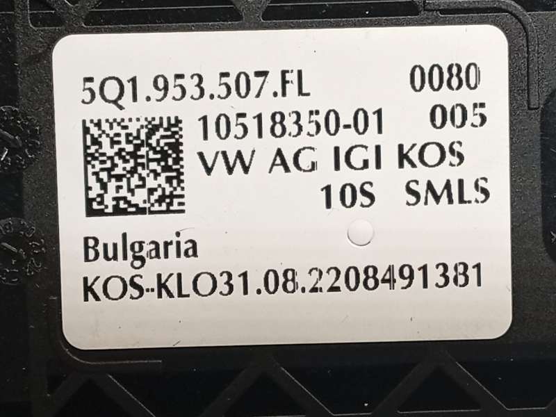 Recambio de mando intermitentes para cupra formentor (km7, kmp) 2.0 tdi 4drive referencia OEM IAM 5Q1953507FLIGI 5Q1953549D 5Q19 - Blanco 8
