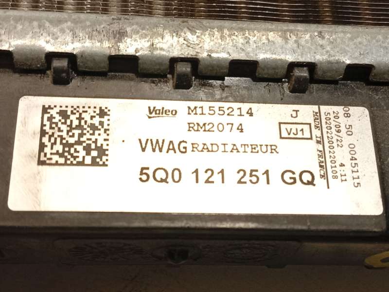 Recambio de radiador agua para cupra formentor (km7, kmp) 2.0 tdi 4drive referencia OEM IAM 5Q0121251GQ  M155214 - Blanco 5