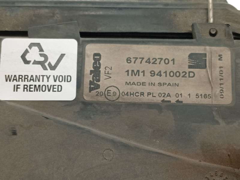 Recambio de faro derecho para seat leon (1m1) 1.9 tdi referencia OEM IAM 1M1941002D  67742701 - Blanco 6