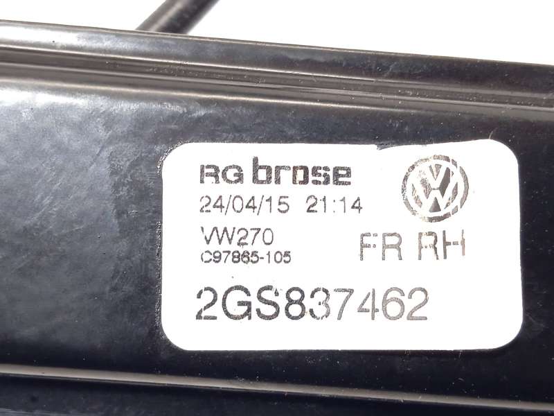 Recambio de elevalunas delantero derecho para volkswagen polo vi (aw1, bz1, ae1, bz3) 1.0 tsi referencia OEM IAM 2GS837462 2Q195 - Blanco 7