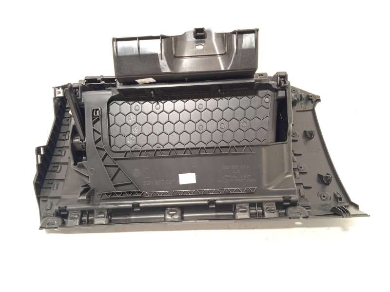 Recambio de guantera para volkswagen polo vi (aw1, bz1, ae1, bz3) 1.0 tsi referencia OEM IAM 2G1857097A 2G1857101A 2G1857097G82V - Blanco 4