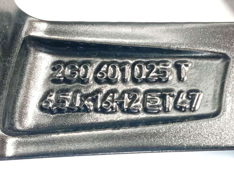 Recambio de llanta para volkswagen polo vi (aw1, bz1, ae1, bz3) 1.0 tsi referencia OEM IAM 2G0601025TFZZ - Blanco 7