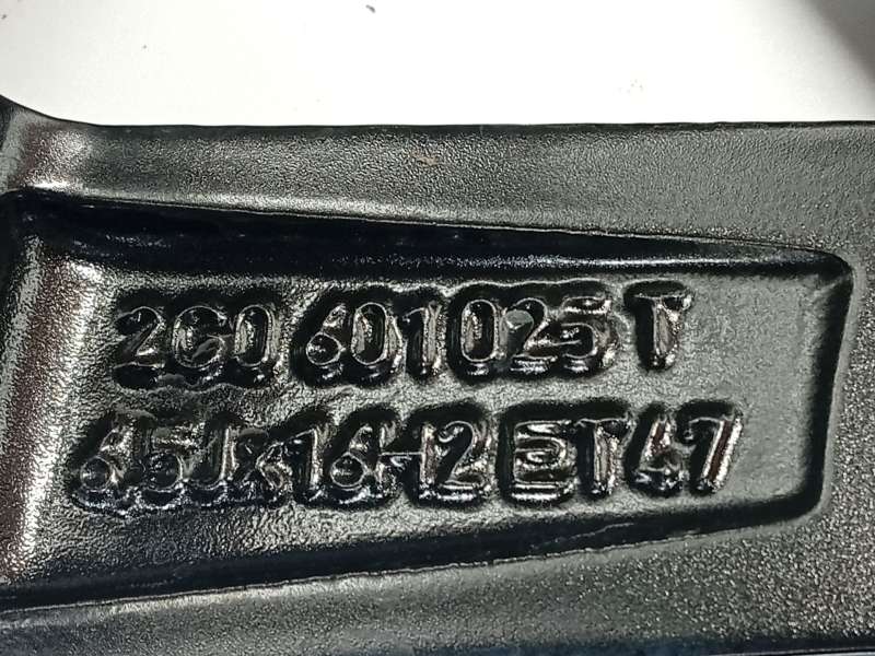 Recambio de llanta para volkswagen polo vi (aw1, bz1, ae1, bz3) 1.0 tsi referencia OEM IAM 2G0601025TFZZ - Blanco 7