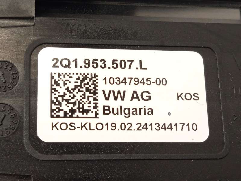 Recambio de mando intermitentes para volkswagen polo vi (aw1, bz1, ae1, bz3) 1.0 tsi referencia OEM IAM 2Q1953507L 5G0941431AQWH - Blanco 6