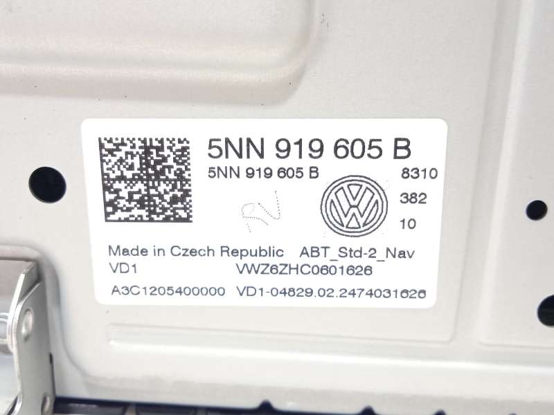 Recambio de pantalla multifuncion para volkswagen polo vi (aw1, bz1, ae1, bz3) 1.0 tsi referencia OEM IAM 5NN919605B  A3C1205400 - Blanco 6