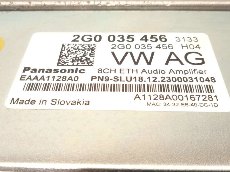 Recambio de modulo electronico para volkswagen polo vi (aw1, bz1, ae1, bz3) 1.0 tsi referencia OEM IAM 2G0035456 - Blanco 4