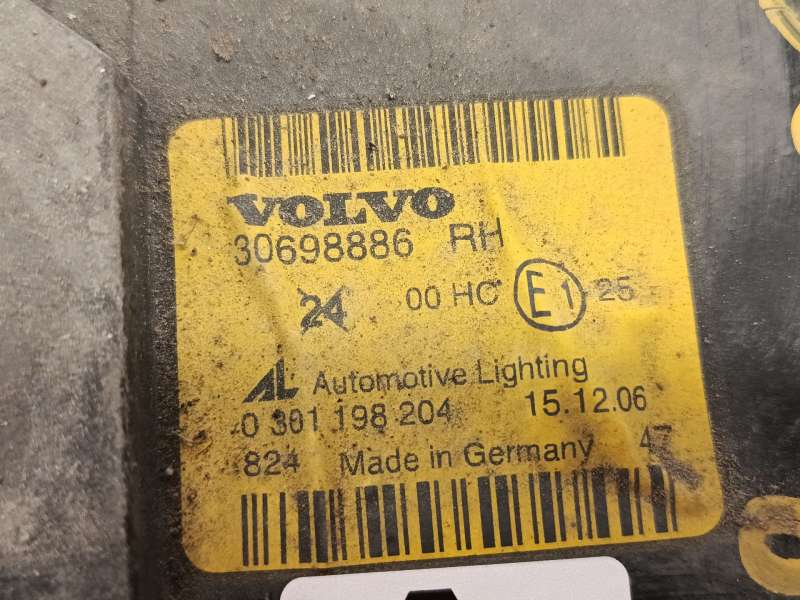 Recambio de faro derecho para volvo v50 (545) 2.0 d referencia OEM IAM 30698886  0301198204 - Verde 5