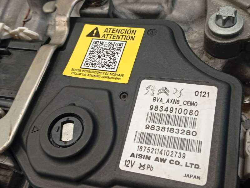 Recambio de caja cambios para peugeot 2008 ii (ud_, us_, uy_, uj_, ur_, uc_) 1.5 bluehdi 130 referencia OEM IAM 20GTAT 983818328 - Blanco 6