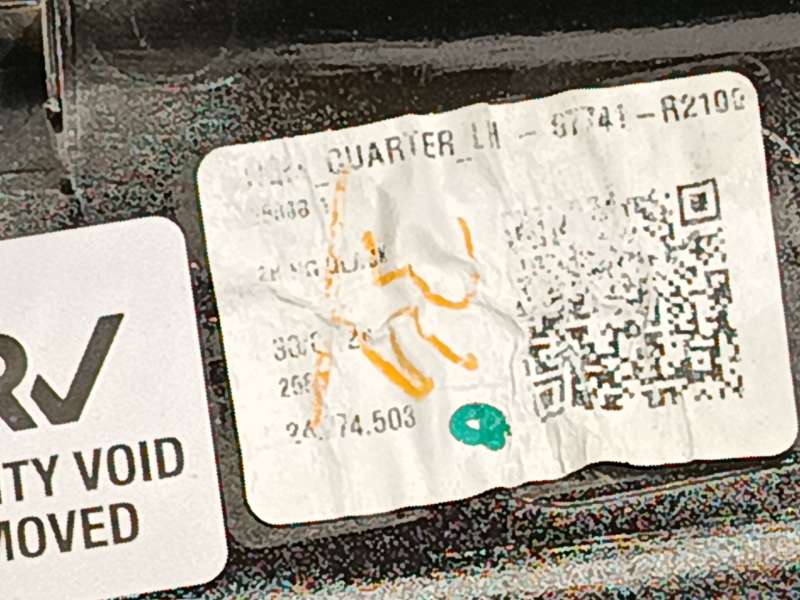 Recambio de aletin trasero derecho para kia sportage v (nq5) 1.6 t-gdi plug-in hybrid referencia OEM IAM 87741R2100 - Verde 4