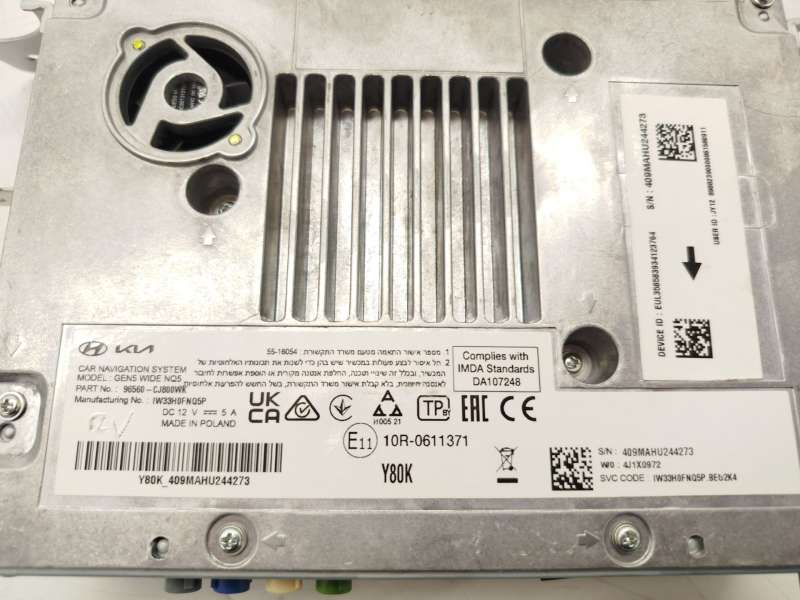 Recambio de sistema navegacion gps para kia sportage v (nq5) 1.6 t-gdi plug-in hybrid referencia OEM IAM 96560CJ800WK - Verde 6