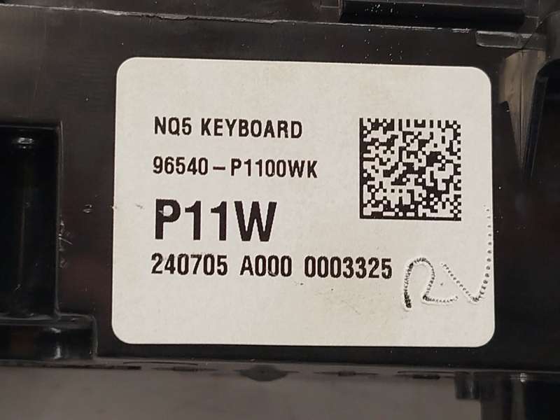 Recambio de mando climatizador para kia sportage v (nq5) 1.6 t-gdi plug-in hybrid referencia OEM IAM 96540P1100WK - Verde 5