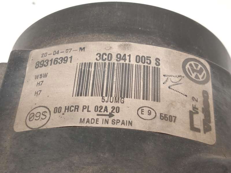 Recambio de faro izquierdo para volkswagen passat b6 (3c2) 1.9 tdi referencia OEM IAM 3C0941005AA 3C0941005S 89316391 - Plata 6