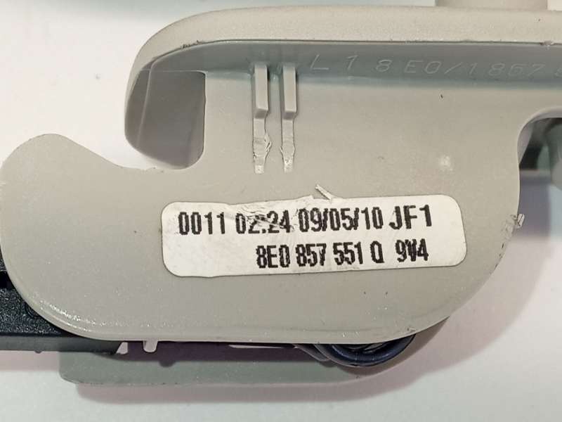 Recambio de parasol izquierdo para seat exeo st (3r5) 2.0 tdi referencia OEM IAM 8E0857551Q9V4 - Negro 4