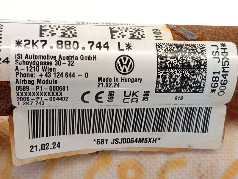 Recambio de airbag cortina delantero derecho para ford tourneo connect / grand tourneo connect v761 monospace (sk) 2.0 ecoblue 4 - Blanco 4