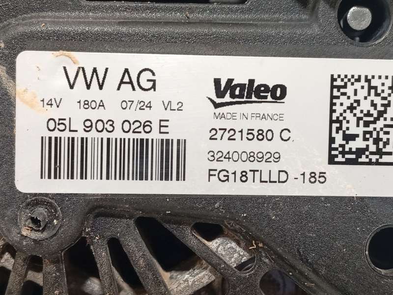 Recambio de alternador para ford tourneo connect / grand tourneo connect v761 monospace (sk) 2.0 ecoblue 4wd referencia OEM IAM - Blanco 4