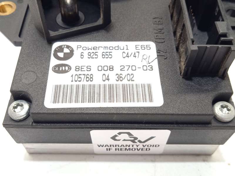 Recambio de modulo electronico para bmw 7 (e65, e66, e67) 730 d referencia OEM IAM 61356925655 6925655 8ES008270 - Plata 4