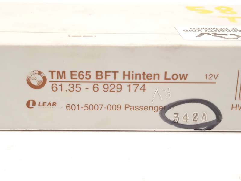 Recambio de modulo electronico para bmw 7 (e65, e66, e67) 730 d referencia OEM IAM 61356929174 - Plata 4