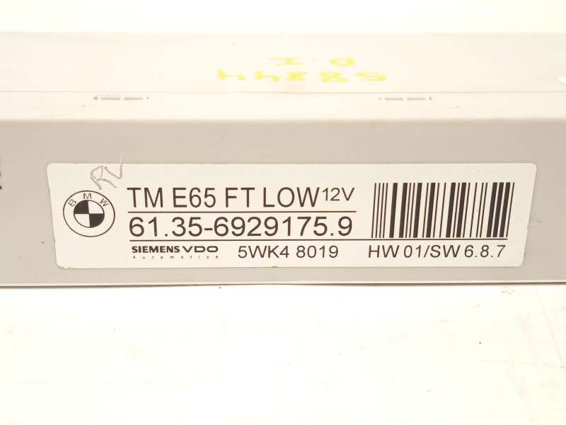 Recambio de modulo electronico para bmw 7 (e65, e66, e67) 730 d referencia OEM IAM 61356929175  5WK48019 - Plata 5