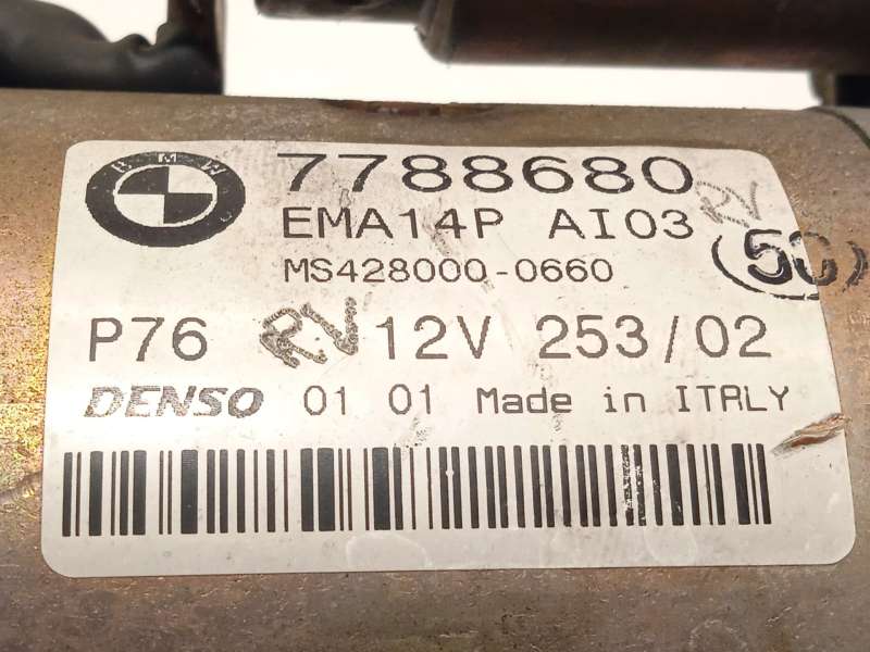 Recambio de motor arranque para bmw 7 (e65, e66, e67) 730 d referencia OEM IAM 12417788680 7788680 4280000660 - Plata 5