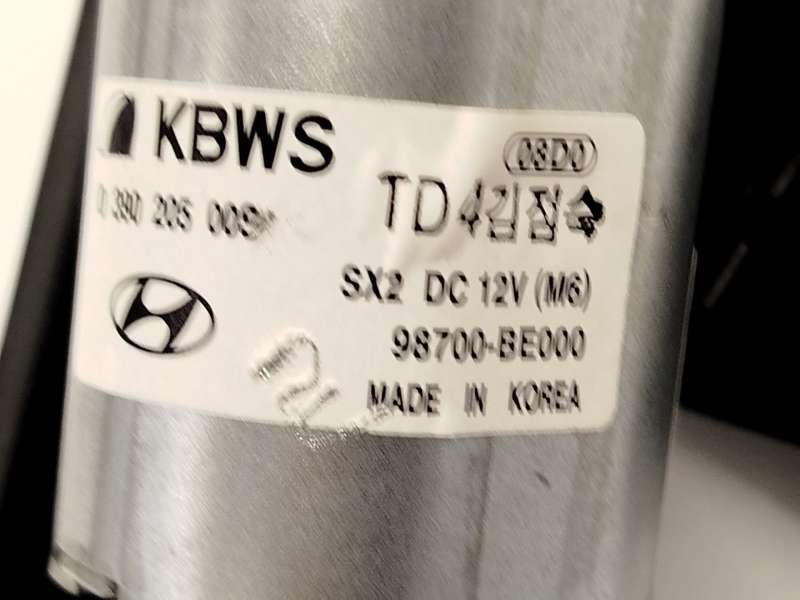 Recambio de motor limpia trasero para hyundai kona (os, ose, osi) 1.6 gdi hybrid referencia OEM IAM 98700BE000  0390205009 - Gris 4