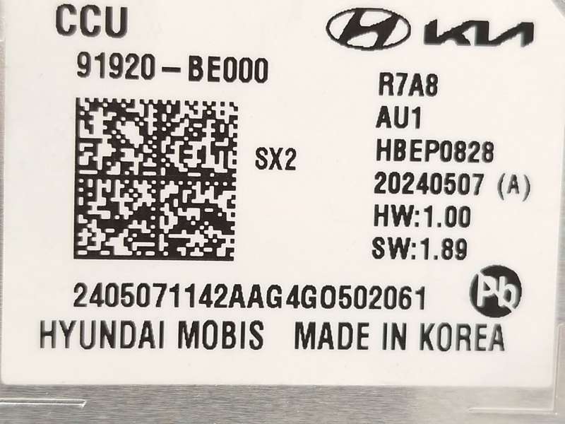 Recambio de modulo electronico para hyundai kona (os, ose, osi) 1.6 gdi hybrid referencia OEM IAM 91920BE000 - Gris 3