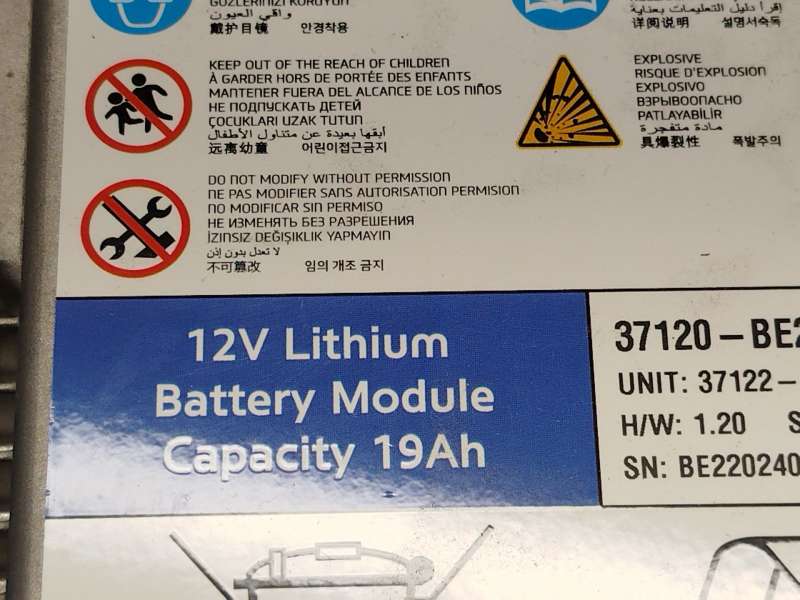 Recambio de bateria electrica menor de 5 kwh (hev) para hyundai kona (os, ose, osi) 1.6 gdi hybrid referencia OEM IAM 37120BE220 - Gris 6