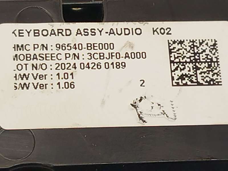 Recambio de mando multifuncion para hyundai kona (os, ose, osi) 1.6 gdi hybrid referencia OEM IAM 96540BE000 - Gris 6