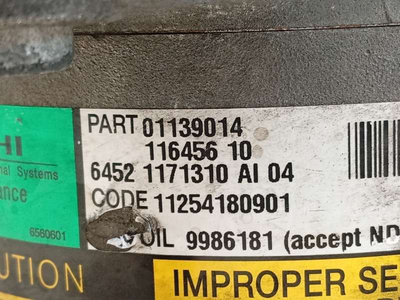 Recambio de compresor aire acondicionado para mini mini (r50, r53) one referencia OEM IAM 64521171310 - Azul 6