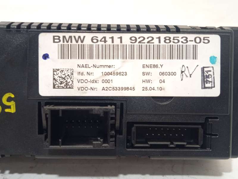 Recambio de mando climatizador para bmw x1 (e84) xdrive 18 d referencia OEM IAM 64119221853 - Marron 4