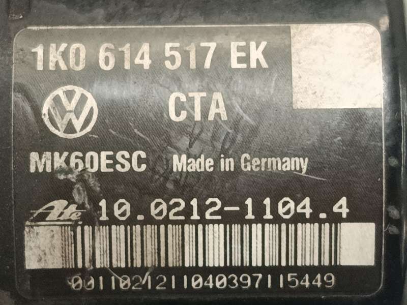 Recambio de abs para skoda yeti (5l) 1.2 tsi referencia OEM IAM 1K0614517EK 1K0907379CC 10021211044 - Plata 6