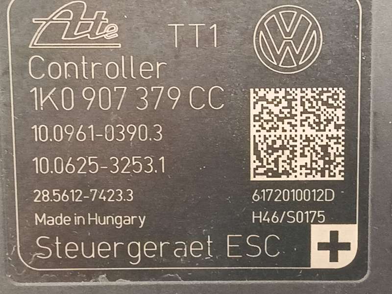 Recambio de abs para skoda yeti (5l) 1.2 tsi referencia OEM IAM 1K0614517EK 1K0907379CC 10021211044 - Plata 7