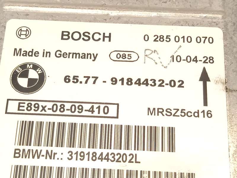 Recambio de centralita airbag para bmw x1 (e84) xdrive 18 d referencia OEM IAM 65779184432  0285010070 - Marron 3