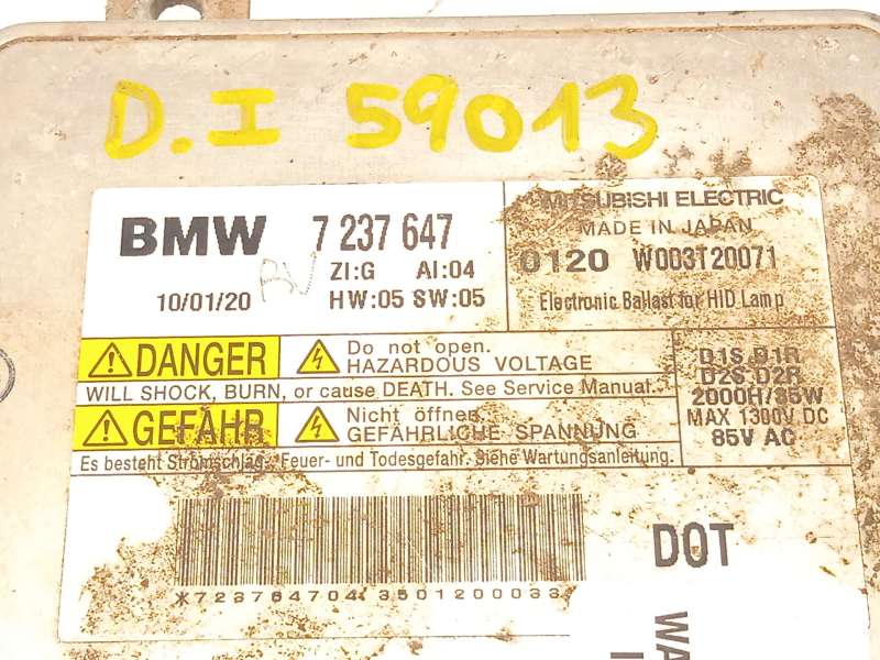 Recambio de centralita faros xenon para bmw x1 (e84) xdrive 18 d referencia OEM IAM 7237647 63117237647 - Marron 3