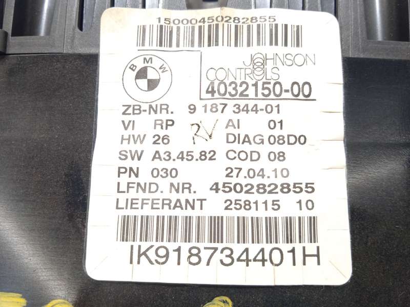 Recambio de cuadro instrumentos para bmw x1 (e84) xdrive 18 d referencia OEM IAM 62109187344 9187344 4032150 - Marron 6