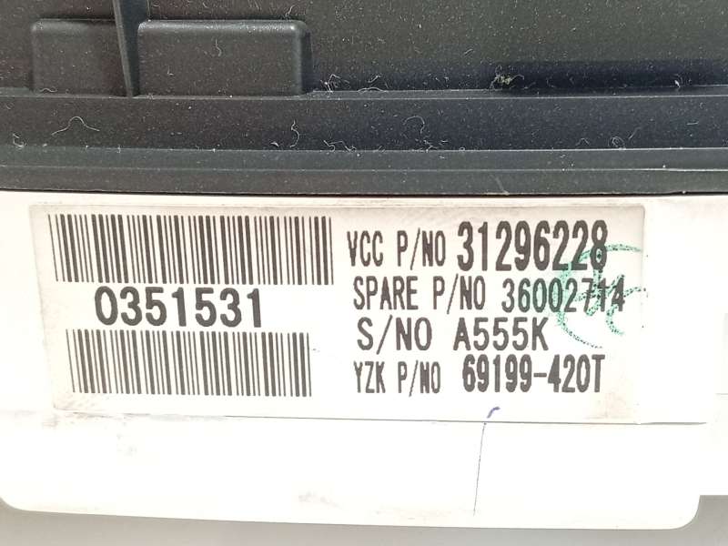 Recambio de cuadro instrumentos para volvo c30 (533) 2.0 d referencia OEM IAM 36002714 31296228 - Antracita 5