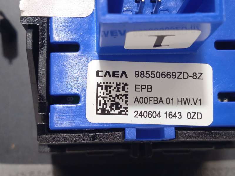 Recambio de freno de mano electrico para opel frontera gs 1.2 t xht hybrid edct6 s/s 145 referencia OEM IAM 98550669ZD - Azul 5