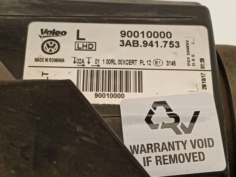 Recambio de faro izquierdo para volkswagen passat b7 variant (365) 2.0 tdi referencia OEM IAM 3AB941753  90010000 - Gris 7