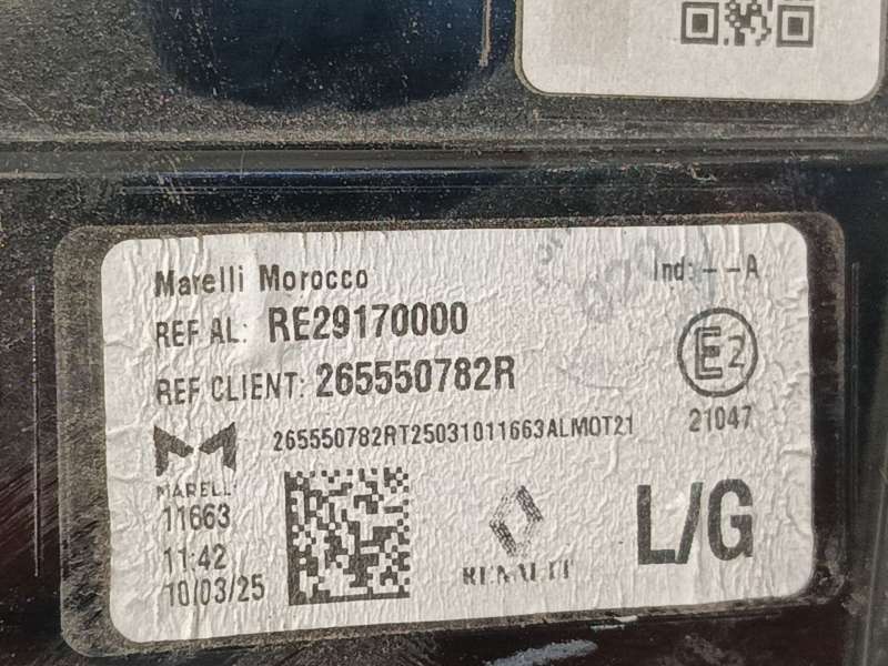 Recambio de piloto trasero izquierdo interior para renault austral tce 130 referencia OEM IAM 265550782R  RE29170000 - Gris 5