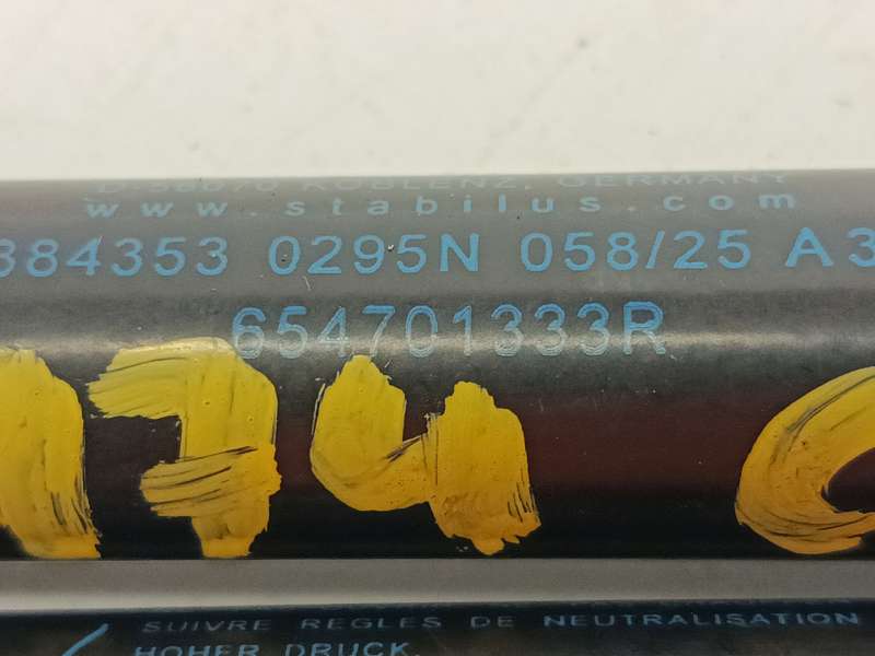 Recambio de amortiguadores capo para renault austral tce 130 referencia OEM IAM 654701333R - Gris 5