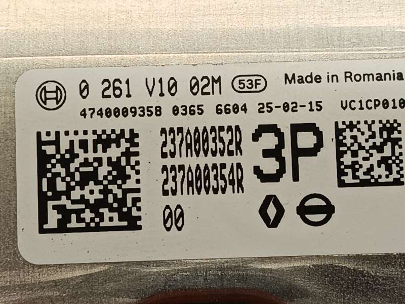 Recambio de centralita motor uce para renault austral tce 130 referencia OEM IAM 237A00354R 237A00352R 0261V1002M - Gris 5