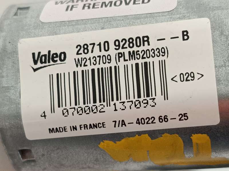 Recambio de motor limpia trasero para renault austral tce 130 referencia OEM IAM 287109280R  W213709 - Gris 4